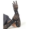 SUBBLIME - 957469 GUANTES TRANSPARENTES CON BRILLO NEGRO S-M