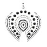 BIJOUX - INDISCRETS FLAMBOYANT NEGRO and PLATA