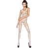 PASSION - WOMAN BS045 BODYSTOCKING BLANCO TALLA ÚNICA