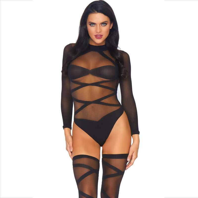 LEG AVENUE - SET 2 PIEZAS BODY MEDIAS