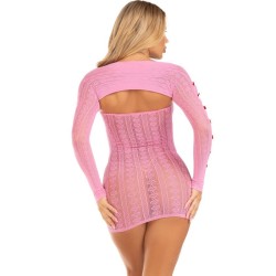 LEG AVENUE - VESTIDO CORAZON and LAZOS ROSA TALLA ÚNICA