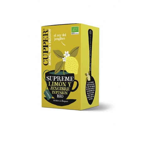 INFUSION LIMON Y JENGIBRE BIO 20 BOLSAS