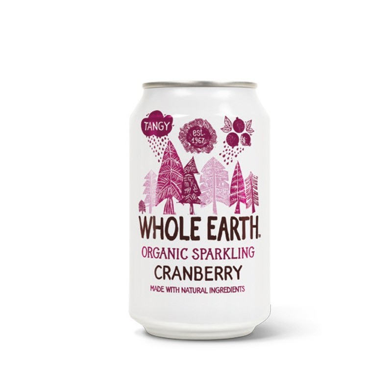 REFRESCO DE ARÁNDANOS BIO, 330 ml - Whole Earth