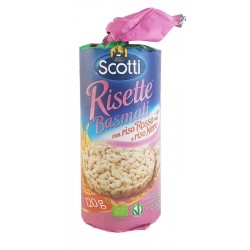 SCOTTI TORTITAS BIO ARROZ BASMATI CON ARROZ ROJO Y NEGRO 120G SIN GLUTEN