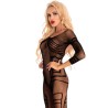 LIVCO CORSETTI FASHION - MONATA LC 17325 BODYSTOCKING CROTCHLESS NEGRO S-L