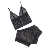 SUBBLIME - 953935 PIJAMA SEXY SATEN Y ENCAJE NEGRO S-M