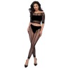 CHILIROSE - CR 4647 TOP and LEGGINS NEGRO S-M