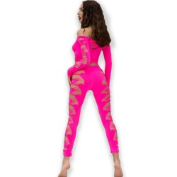 CHILIROSE - CR 4632 TOP and PANTALON FUCSIA S-L