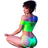 CHILIROSE - CR 4433 TOP and SHORTS VERDE S-M