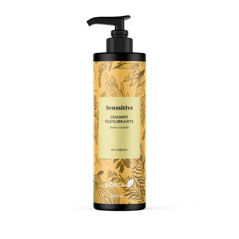 CHAMPÚ EQUILIBRANTE ANTICASPA GRASA 250 ML (sin sulfatos)