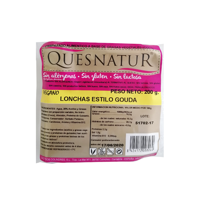 REFRIG QUESO LONCHAS EST GOUDA 200GR