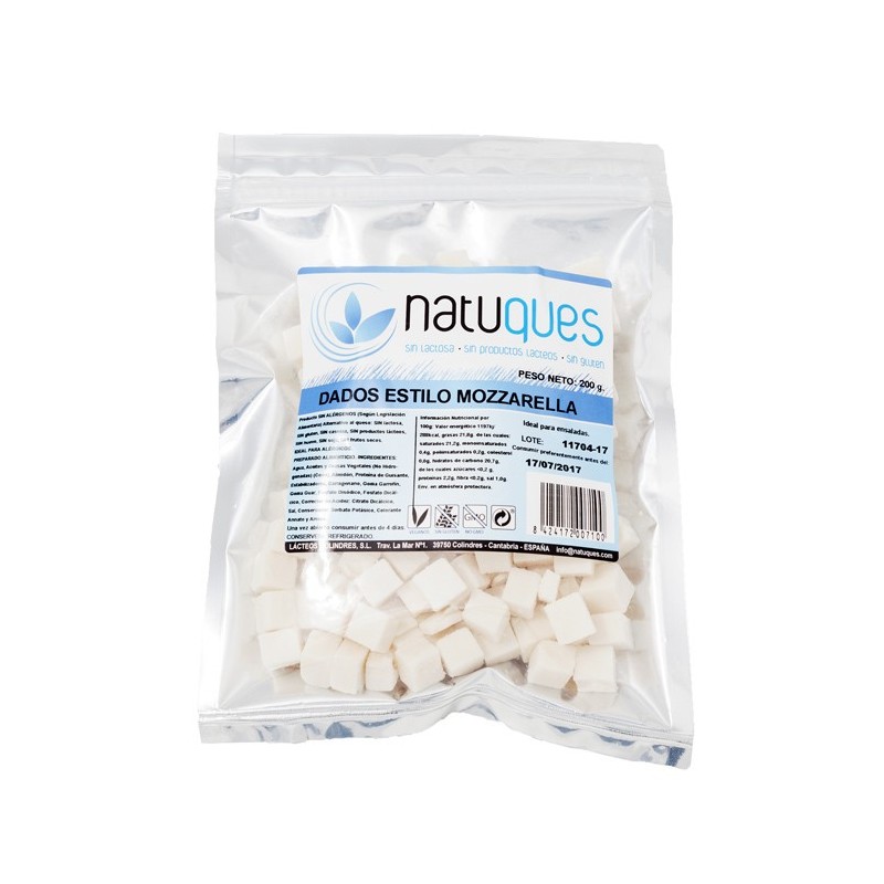 REFRIG DADOS QUESO ESTILO MOZZARELLA 200 GR