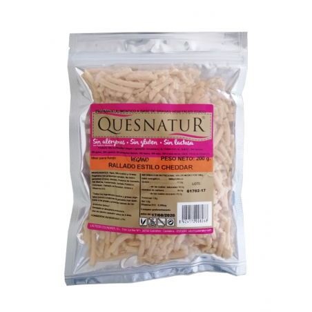 REFRIG QUESO RALLADO ESTILO CHEDDAR 200 GR