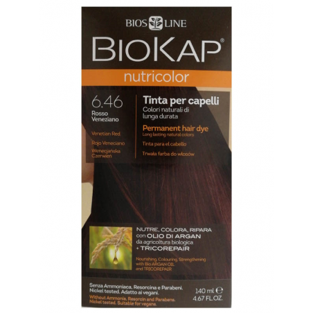 TINTE BIOKAP  6.46 ROJO VENECIANO 140 ML
