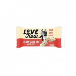 LOVE RAW – VEGAN BARQUILLOS RELLENOS DE CHOCOLATE BLANCO 2x 22.5 GR