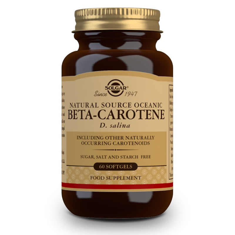 BETA CAROTENO 100% NATURAL (7mg.) 60 PERLAS