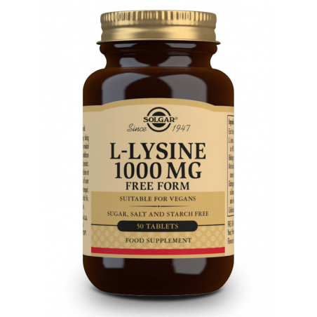 L-LISINA 1000mg 50 COMPRIMIDOS