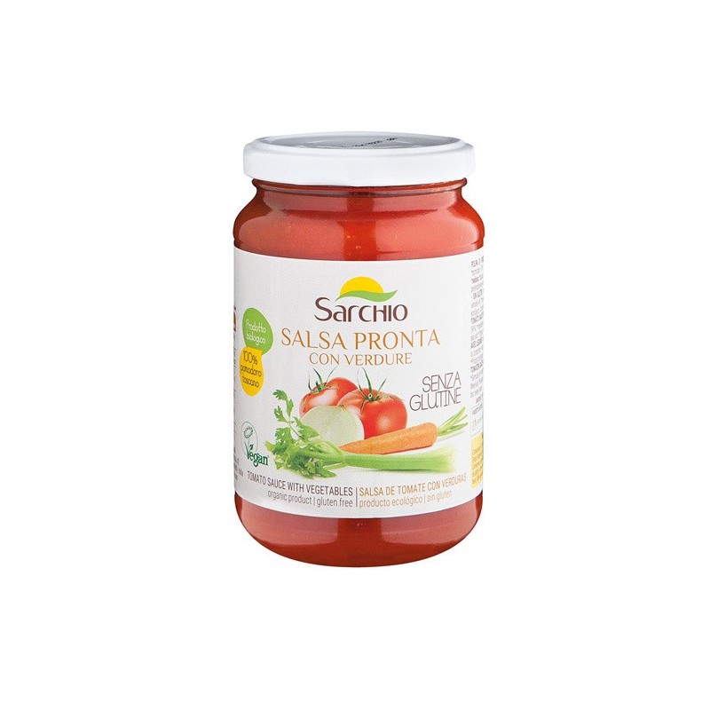 SALSA TOMATE BIO CON VERDURAS 340GR