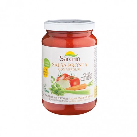 SALSA TOMATE BIO CON VERDURAS 340GR