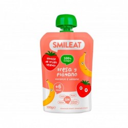 POUCH FRESA PLATANO 100 G ( y 4MESES)