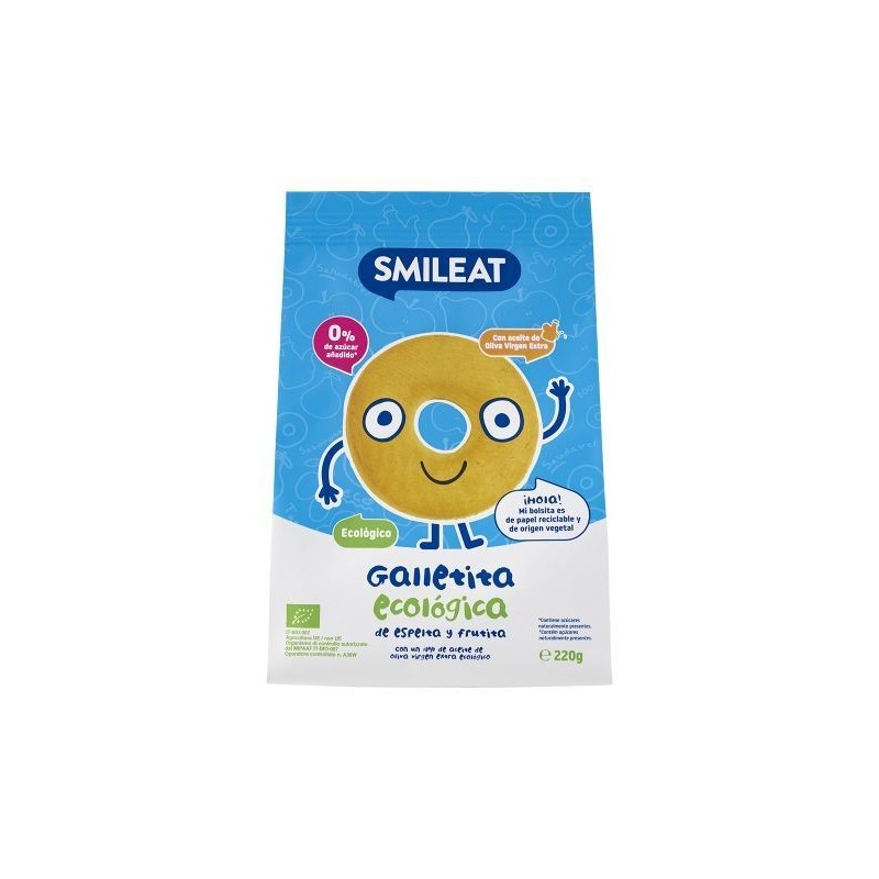 GALLETAS DE ESPELTA CON MANZANA ECOLOGICAS 220GR