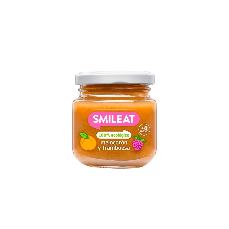 POTITO BIO FRAMBUESA Y MELOCOTON  130 GR( y 8 MESES)