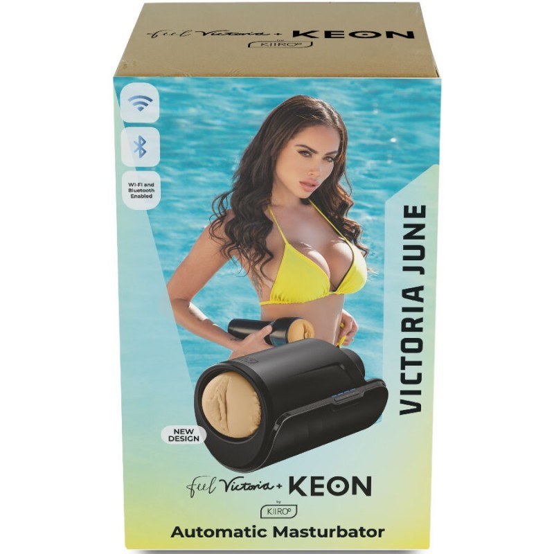KIIROO - KEON WIFI COMBO VICTORIA JUNE MASTURBADOR AUTOMÁTICO FEEL STROKER