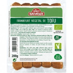 REFRIG SALCHICHA VEGETAL FRANKFURT DE TOFU BIO NATURSOY  200 G