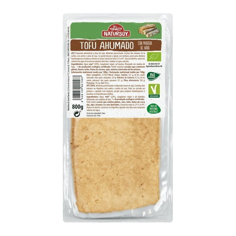 REFRIG TOFU AHUMADO A GRANEL BIO NATURSOY  800 GR