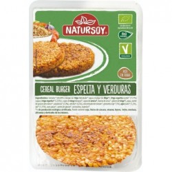 REFRIG HAMBURGUESA VEGETAL ESPELTA Y VERDURAS NATURSOY  200 G