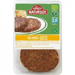 REFRIG HAMBURGUESA VEGETAL TOFU Y QUESO NATURSOY  160G 2 UNIDADES