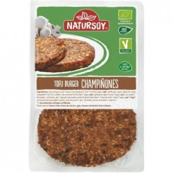 REFRIG HAMBURGUESA VEGETAL DE TOFU Y CHAMPIÑON 2 UND. 160 g Natursoy