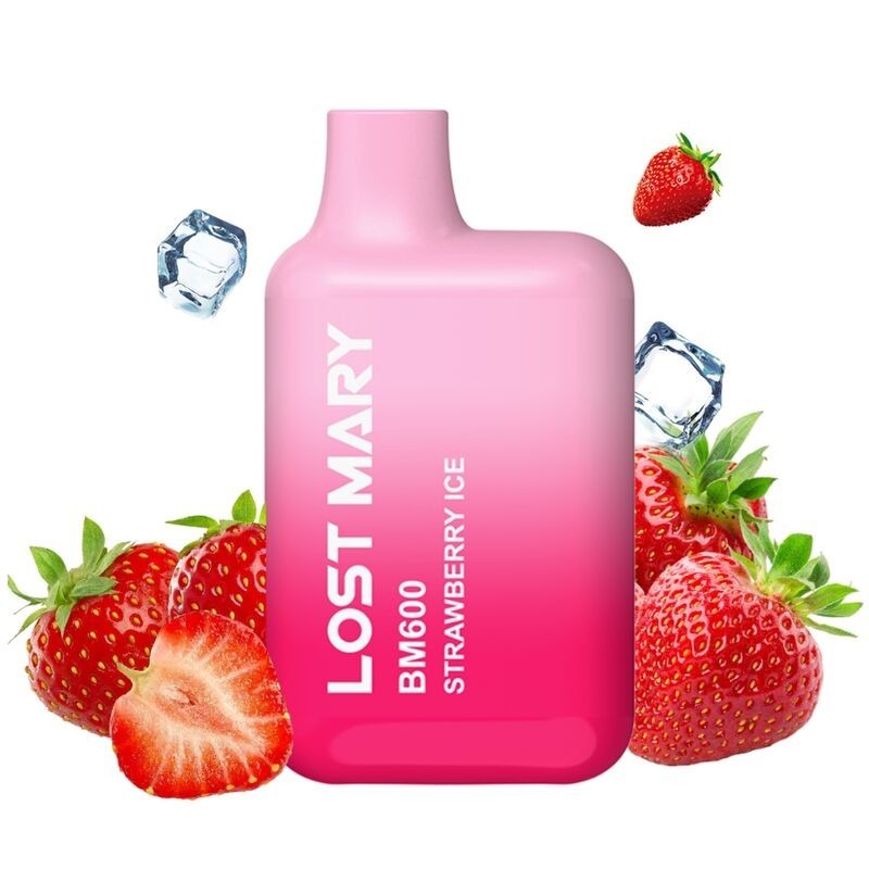 LOST MARY - BM600 VAPER NICOTINA 2 DESECHABLE SABOR FRESA HELADA