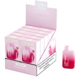 LOST MARY - BM600 VAPER NICOTINA 2 DESECHABLE SABOR FRESA HELADA