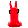 CONDOMERIE - PRESERVATIVO DECORATIVO PINTADO A MANO DIABLO ROJO