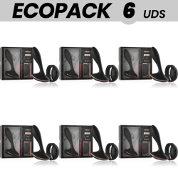 ECOPACK 6 UDS - ANBIGUO WATCHME CONTROL REMOTO VIBRADOR PLUG ANAL VERNET