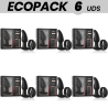 ECOPACK 6 UDS - ANBIGUO WATCHME CONTROL REMOTO PLUG ANAL VIBRADOR CON ROTACIÓN DE PERLAS AMADEUS