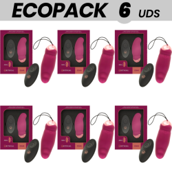 ECOPACK 6 UDS - RITHUAL ESHA HUEVO CONTROL REMOTO SISTEMA ROTACIÓN VIBRACIÓN