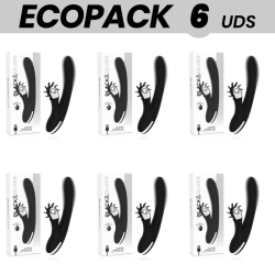 ECOPACK 6 UDS - BLACKandSILVER BUNNY JOHNNY VIBRATING VIBE