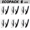 ECOPACK 6 UDS - BLACKandSILVER BUNNY REED UP and DOWN VIBE
