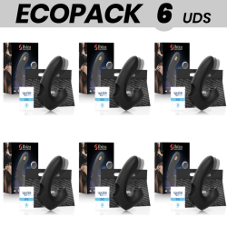 ECOPACK 6 UDS - IBIZA POTENTE DEDAL VIBRADOR MS ONDAS ESTIMULADORAS