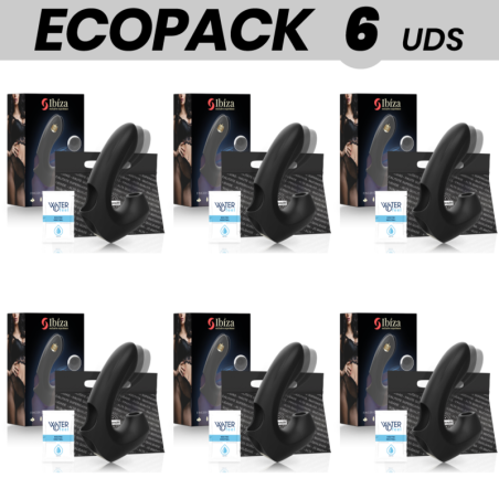 ECOPACK 6 UDS - IBIZA POTENTE DEDAL VIBRADOR MS ONDAS ESTIMULADORAS