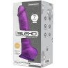 SILEXD - MODELO 1 PENE REALÍSTICO SILICONA PREMIUM SILEXPAN VIOLETA 17.5 CM