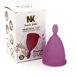 NINA KIKÍ - COPA MENSTRUAL TALLA S LILA 6 1 GRATIS