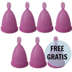 NINA KIKÍ - COPA MENSTRUAL TALLA S LILA 6 1 GRATIS