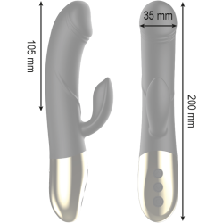 IBIZA - POTENTE VIBRADOR ANATÓMICO CON RABBIT