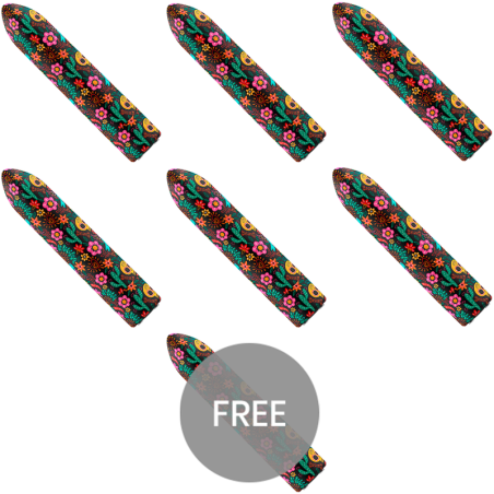 CUSTOM BULLETS - BALA RECARGABLE SKULL 10 INTENSIDADES 6 1 GRATIS