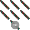 CUSTOM BULLETS - BALA RECARGABLE SKULL 10 INTENSIDADES 6 1 GRATIS