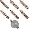 CUSTOM BULLETS - BALA RECARGABLE LEOPARD 10 INTENSIDADES 6 1 GRATIS