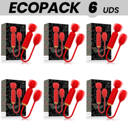 ECOPACK 6 UDS - MIA TOSCANA DOUBLE PLEASURE WAND HUEVO VIBRADOR